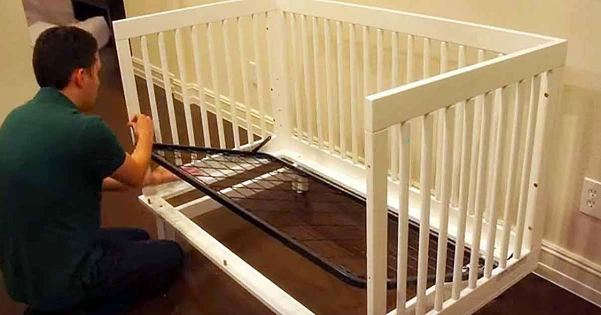 Upcycle Your Baby's Crib After They've Outgrown It