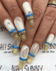 65 strange and disturbing nail art designs