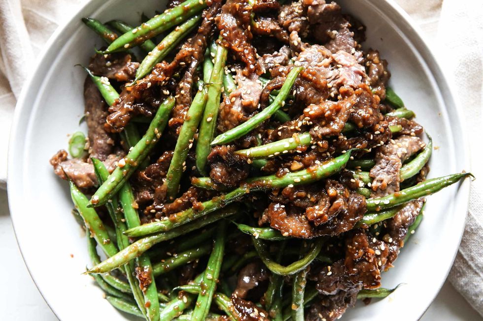 An easy sesameginger beef stirfry recipe that will have your family coming back for more
