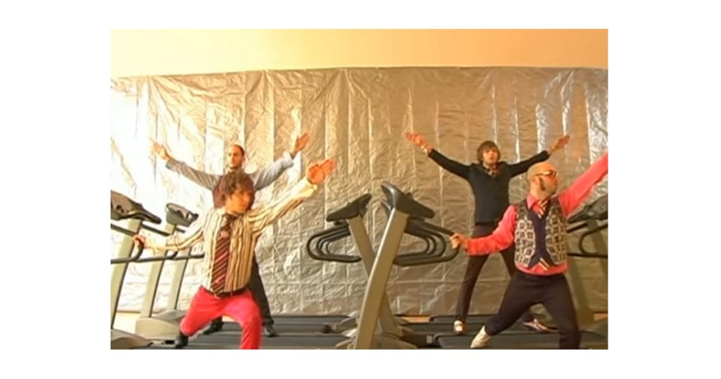 Students hop on treadmills during talent competition steal the show