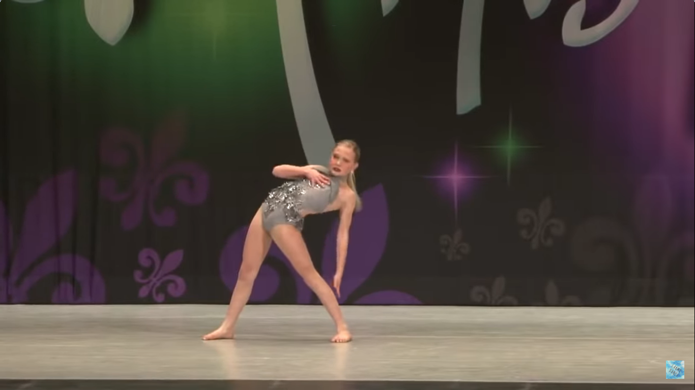 12-year-old dancer starts with head down – then takes over with ...