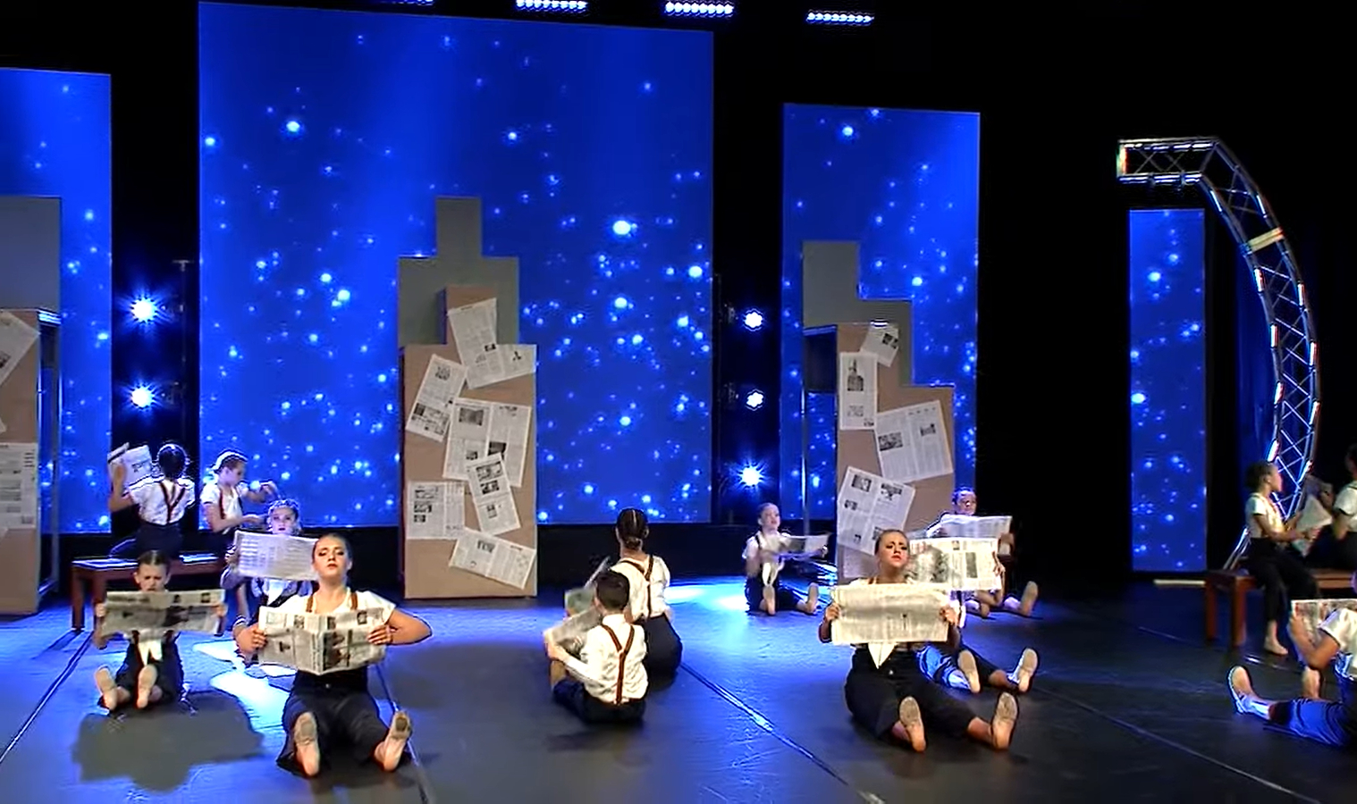 Dance group lights up stage with stirring piece