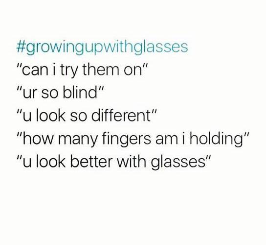30 Things All Glasses Wearers Will Understand