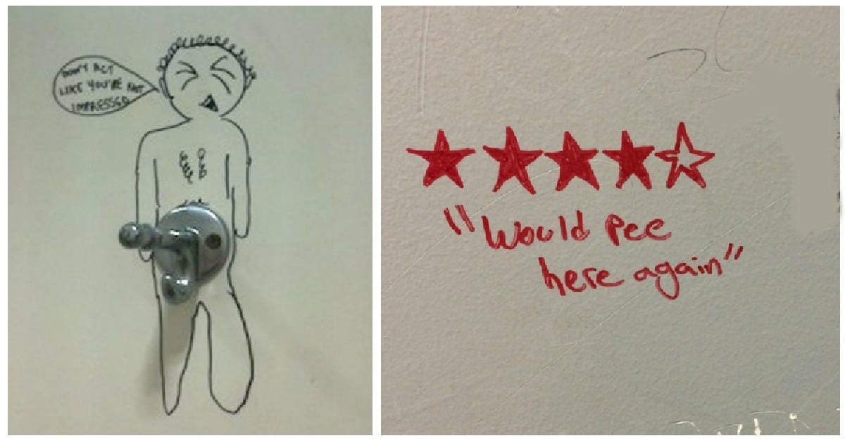 75 funny bathroom graffiti people couldn’t ignore