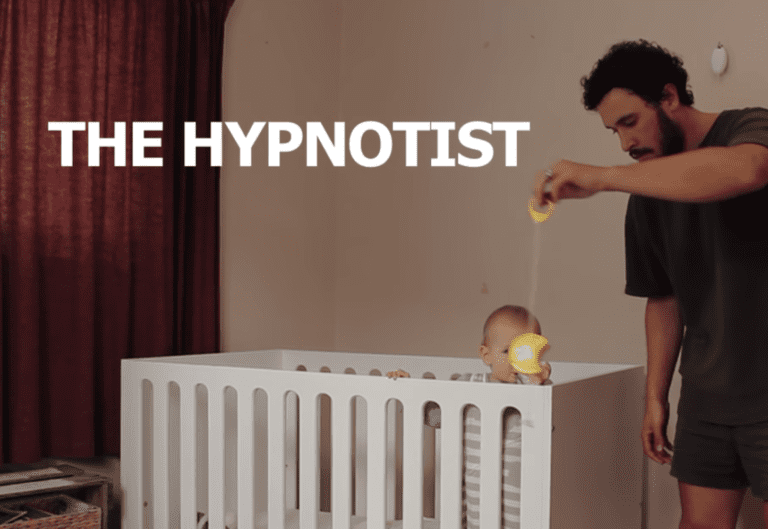 Dad Brings Laughter With Tutorial On How To Put Baby To Sleep