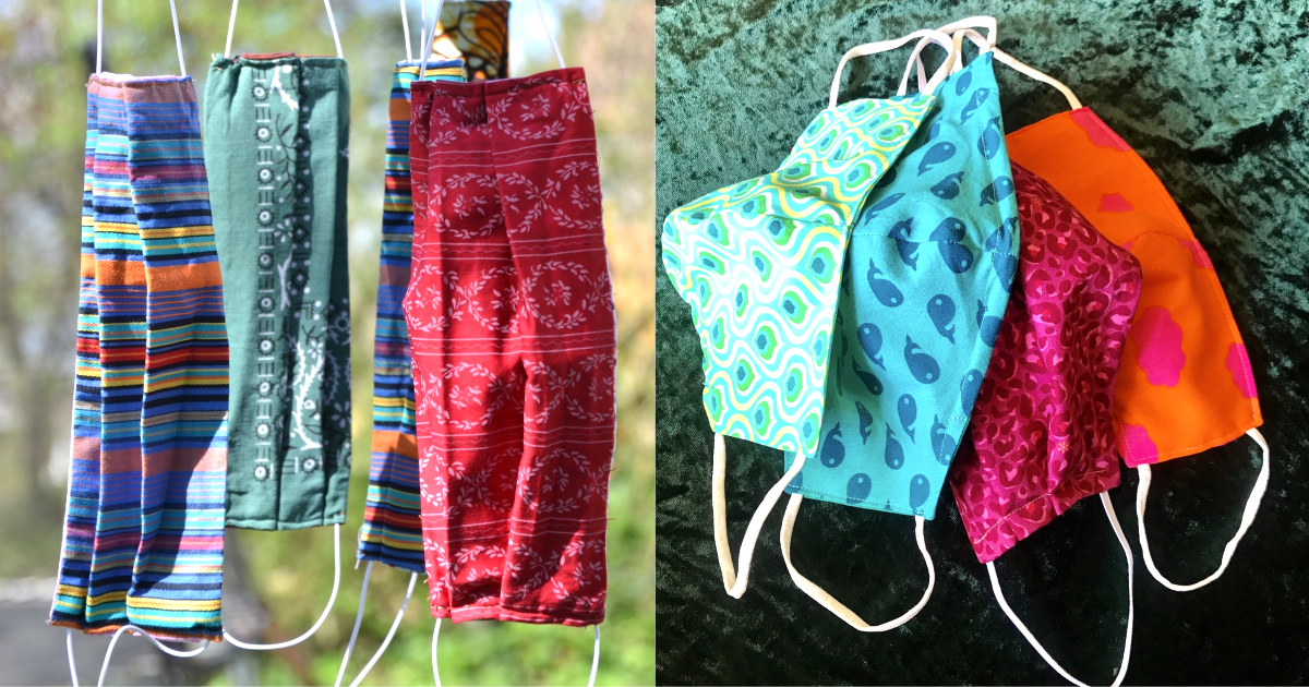 How to properly and thoroughly clean cloth face masks at home