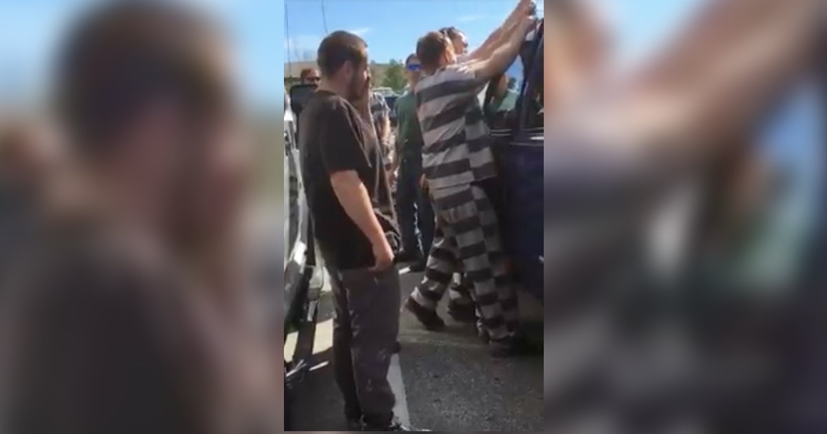 Inmates and cops ban together to save baby locked in car