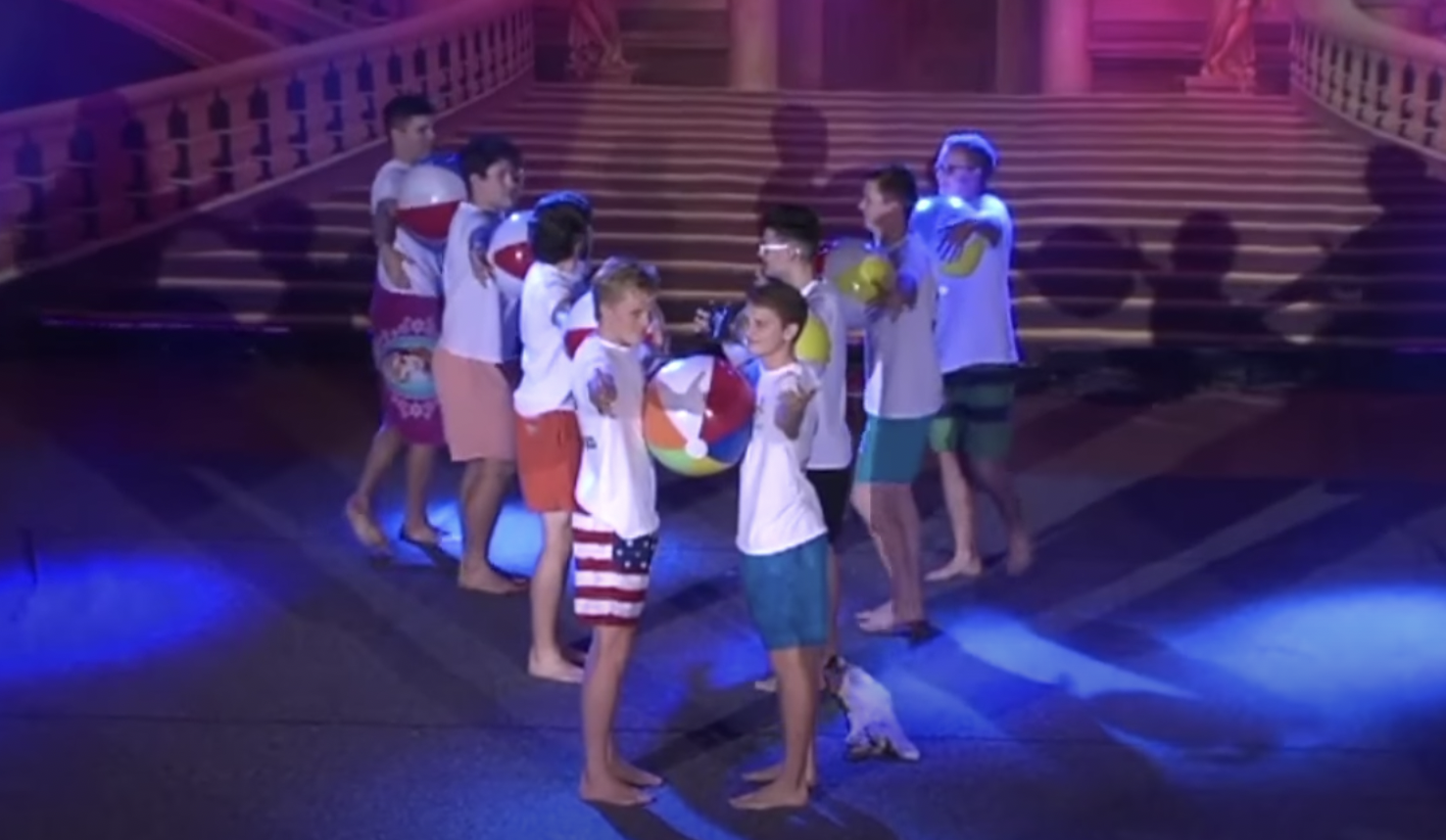 Teen beach ball ballet leaves crowd howling
