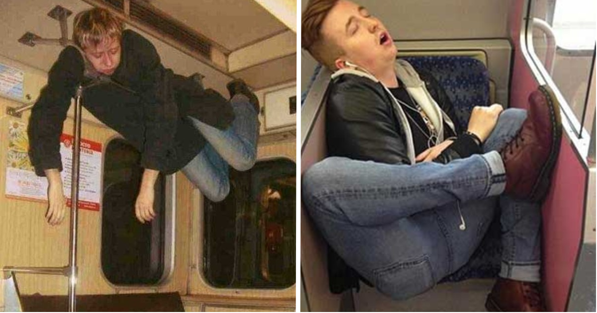 55 Hilarious times people were caught napping in public
