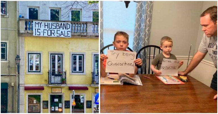 60+ hilarious quarantine signs that are worth taking a second look