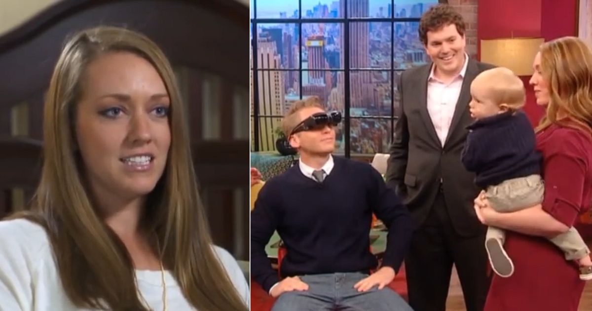 Blind man sees wife for the first time and only has two words to say