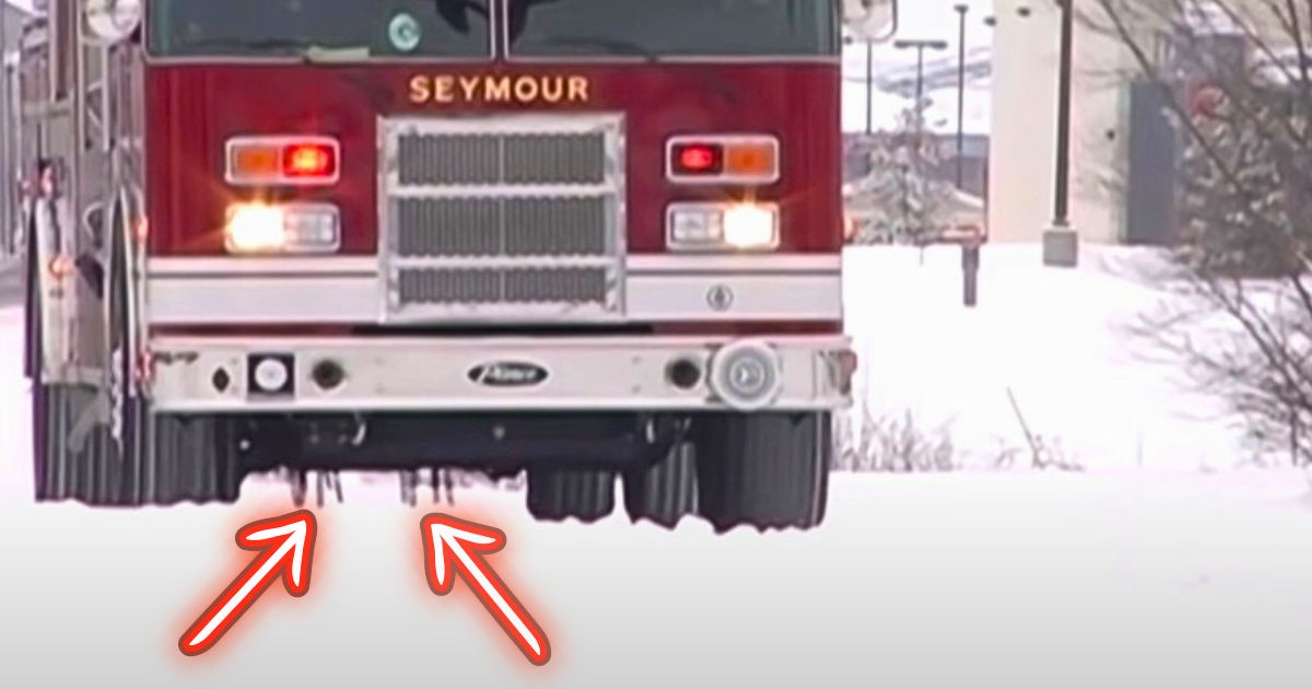 Here’s why fire trucks and ambulances have chains hanging underneath them